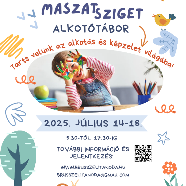 július 14-18. Maszatsziget alkotótábor 🎨🖌️