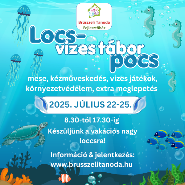 július 22-25.  Locspocs tábor (4 nap) 🌊🪅