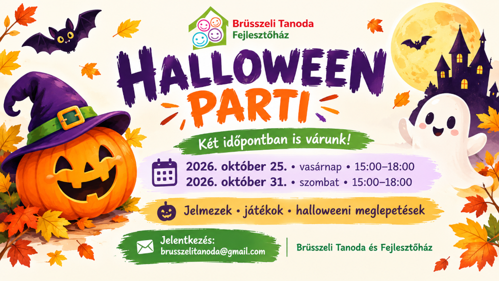 👻HALLOWEEN PARTI A BRÜSSZELI TANODÁBAN!👻