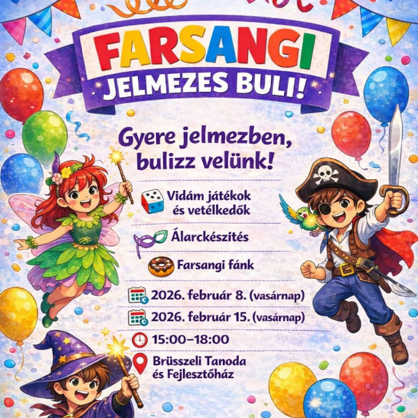 🎉 FARSANGI JELMEZES MULATSÁG! 🎉